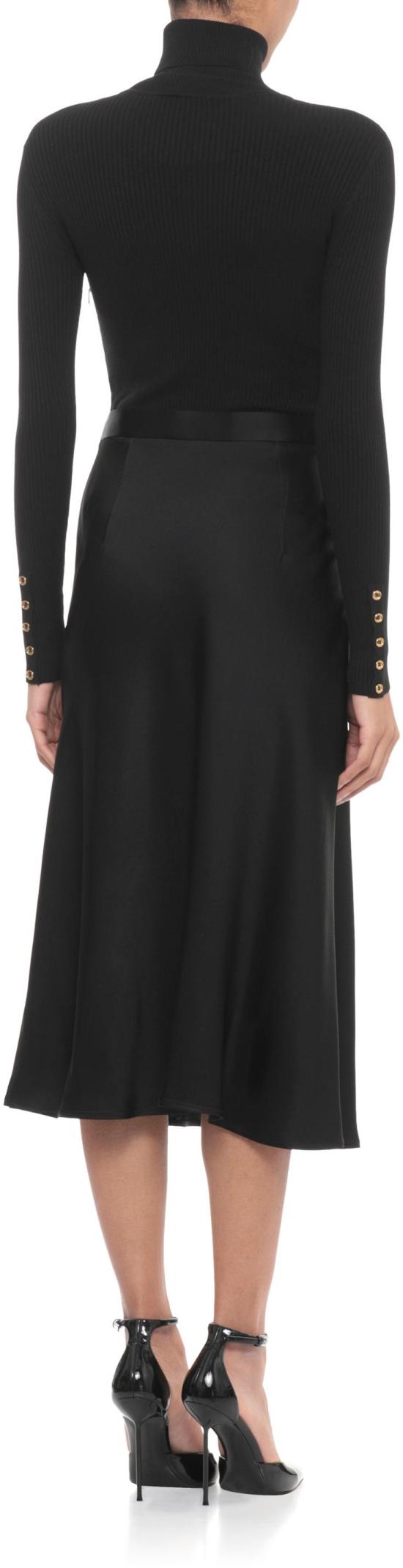 25FW 엘리자베타프랜치 롱 원피스 AM06B56E2110 BLACK - ELISABETTA FRANCHI