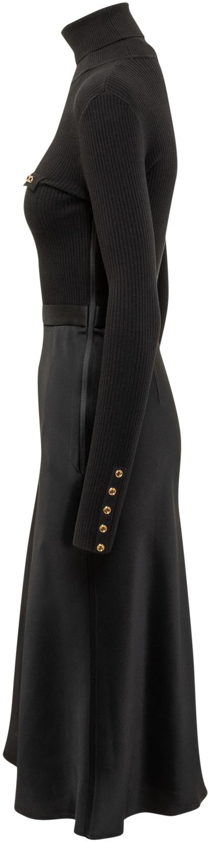 25FW 엘리자베타프랜치 롱 원피스 AM06B56E2110 BLACK - ELISABETTA FRANCHI