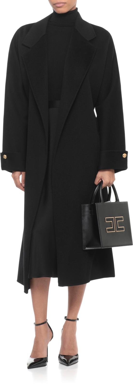 25FW 엘리자베타프랜치 롱 원피스 AM06B56E2110 BLACK - ELISABETTA FRANCHI
