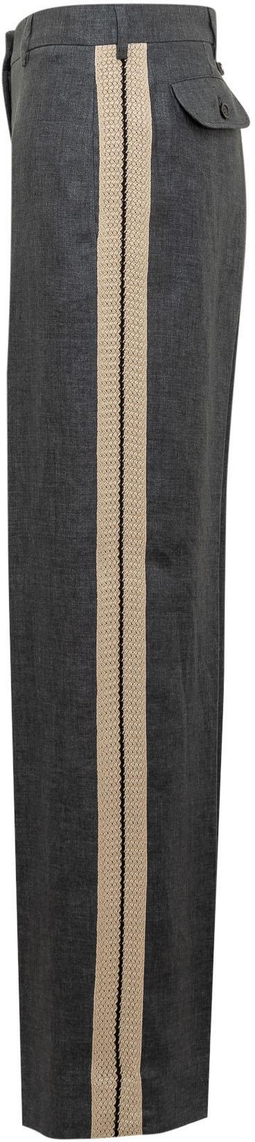  팜앤젤스 스트레이트 팬츠 PWCA107S24FAB0010703 DONKERGREY - PALM ANGELS