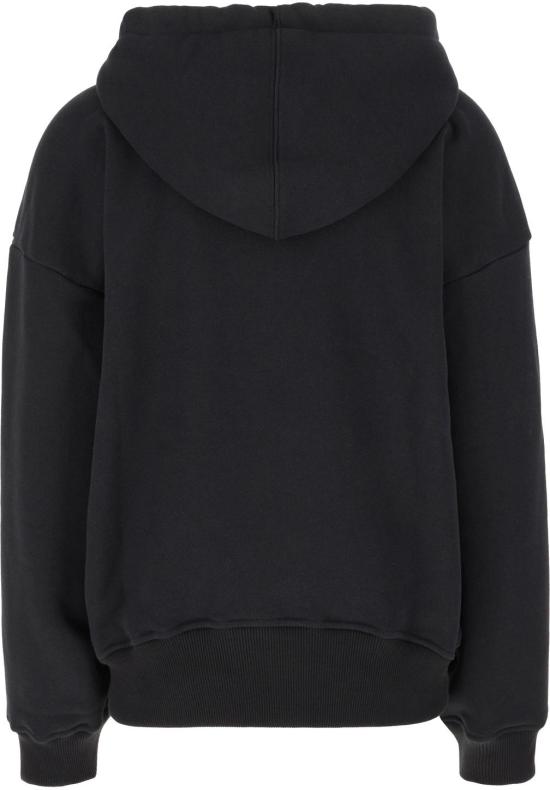  오프화이트 OFF 스탬프 후드 티셔츠 OWBB061C99FLE0011001 BLACK - OFF WHITE