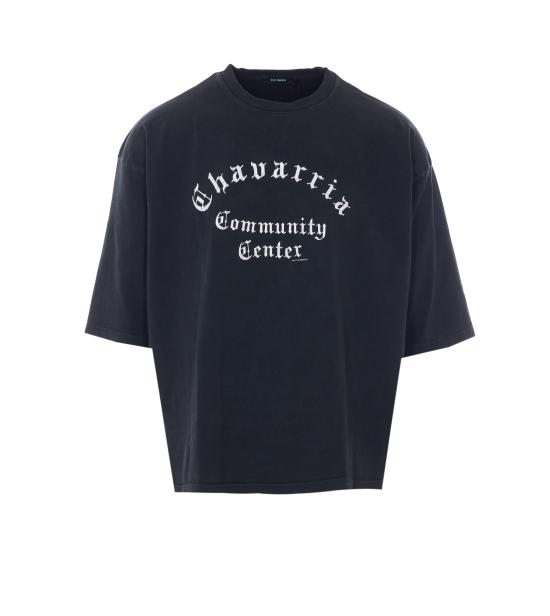 26SS 윌리 차바리아 반팔 티셔츠 WCJSY0200 001 Black