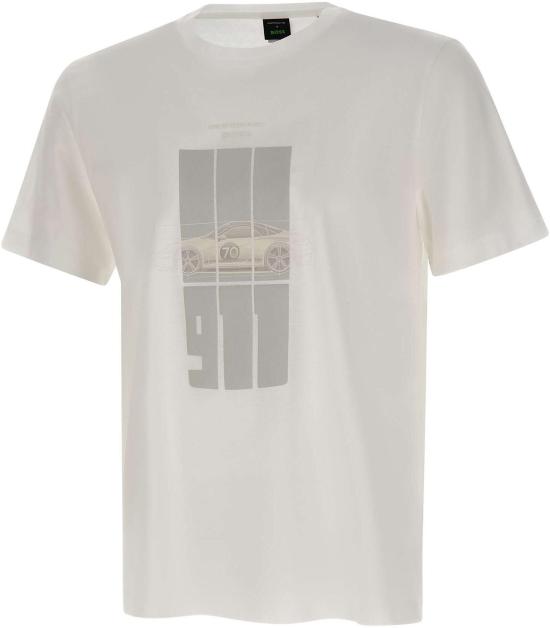 26SS 보스 반팔 티셔츠 50559811100 WHITE