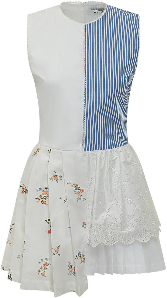 26SS 엠에스지엠 숏 원피스 4041MDA27Y26715702 WHITE