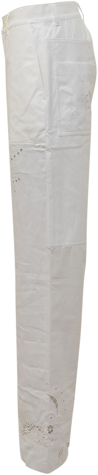 25SS 마린세르 스트레이트 팬츠 UPA056AWH10 WHITE - MARINE SERRE
