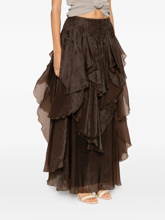 26SS 에이지 스커트 26SU4163CHOCOLATE Brown - AJE