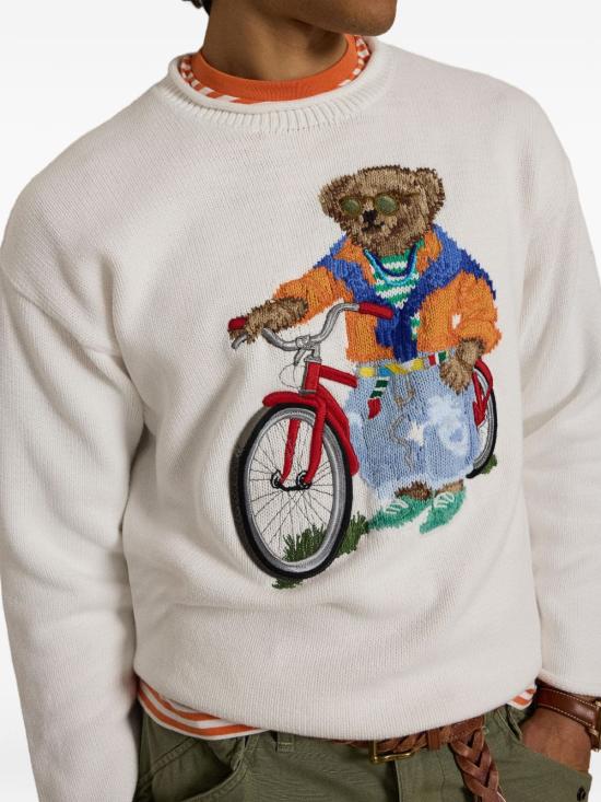 26SS 폴로 랄프로렌 스웨터 710B13896 001 Bianco - POLO RALPH LAUREN