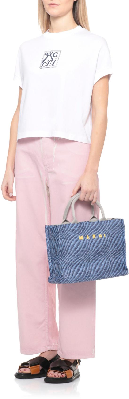 26SS 마르니 토트백 SHMP0077U7P984100B48 BLUE - MARNI