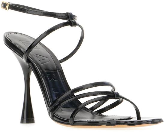 25SS 마르니 샌들 SAMS022710PS67900N99 BLACK - MARNI