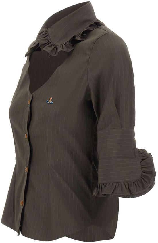 26SS 비비안웨스트우드 블라우스 1501006IW01EJD203 BROWN - VIVIENNE WESTWOOD