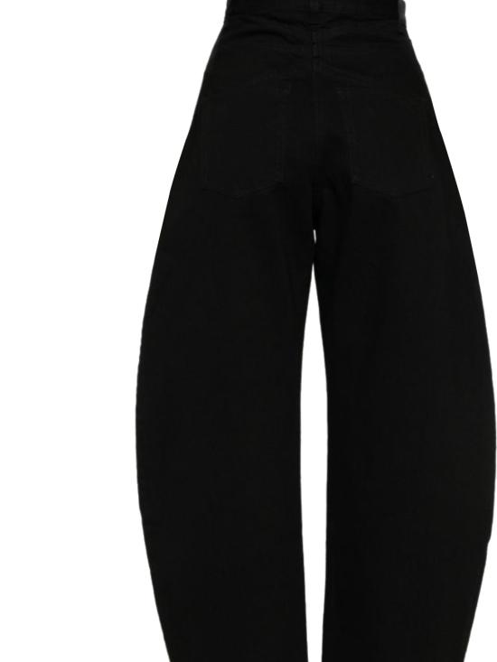 26SS 알라이아 스트레이트 팬츠 AA9P0176D003A 995 NOIR ALAIA - ALAIA