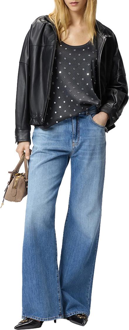 26SS 핑코 민소매 티셔츠 106853A3BCI91 GREY - PINKO