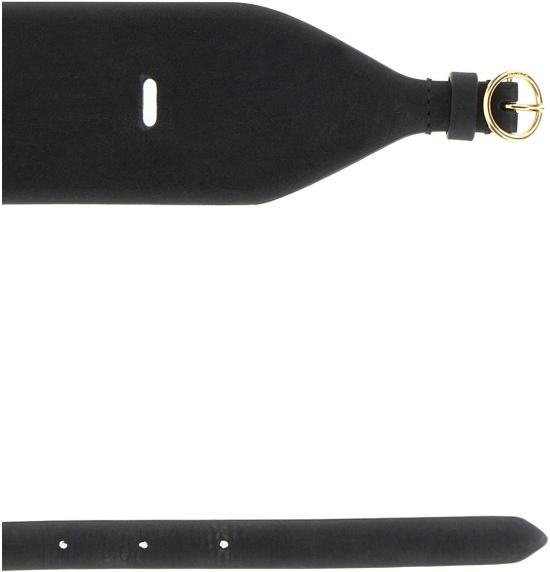 25FW 알라이아 와이드 벨트 AA1C331MCA214999 BLACK - ALAIA