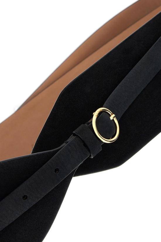 25FW 알라이아 와이드 벨트 AA1C331MCA214999 BLACK - ALAIA