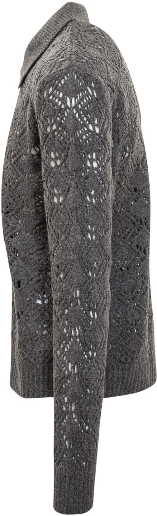 25FW 질샌더 집업 니트 J22DL0331J14780032 DONKERGREY - JIL SANDER