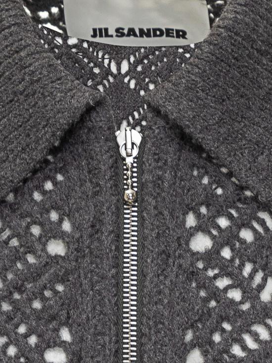 25FW 질샌더 집업 니트 J22DL0331J14780032 DONKERGREY - JIL SANDER