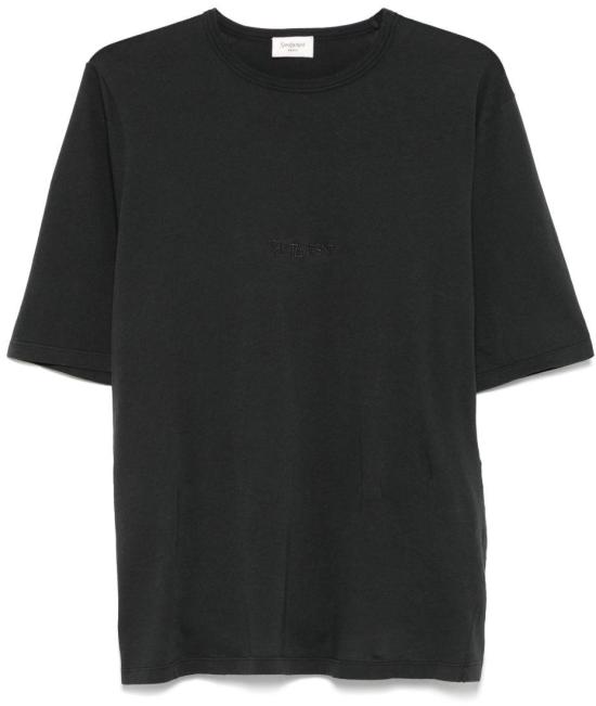 25SS 생로랑 반팔 티셔츠 818535YBHD21025 BLACK