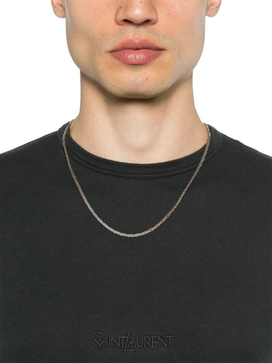 25SS 생로랑 반팔 티셔츠 818535YBHD21025 BLACK - SAINT LAURENT