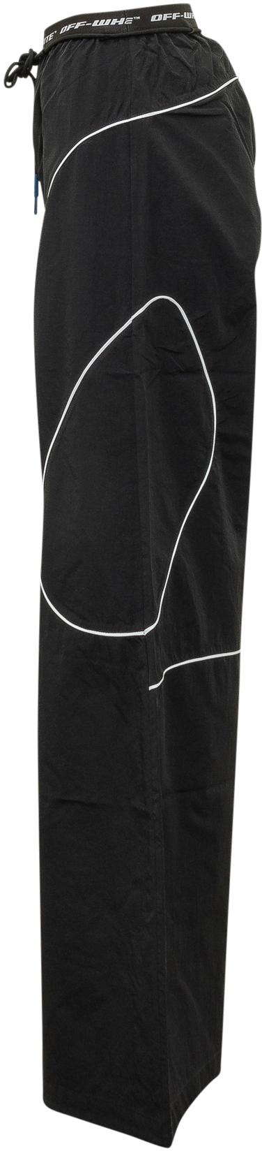 26SS 오프화이트 트레이닝/조거 팬츠 2VI019S26FAB0011001 BLACK - OFF WHITE