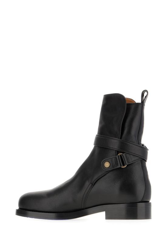 25FW 버버리 렛저 레더 조드퍼 부츠 8114374A1189 BLACK - BURBERRY