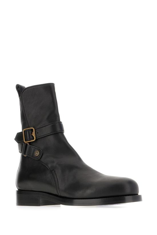 25FW 버버리 렛저 레더 조드퍼 부츠 8114374A1189 BLACK - BURBERRY