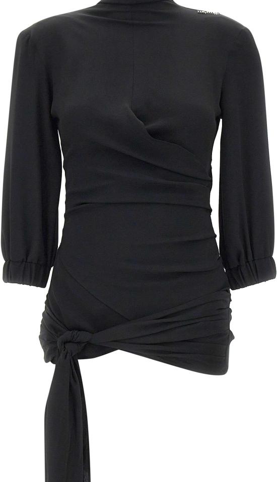 26SS 디 아티코 블라우스 260WCI00030AAS001AA100 BLACK - THE ATTICO