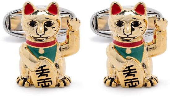 26SS 폴 스미스 커프스 링크/타이 홀더 M1ACUFFPFCAT83 GOLD