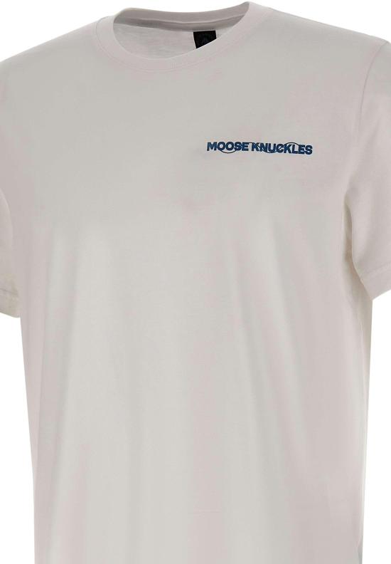 26SS 무스너클 반팔 티셔츠 M16MT734891 WHITE - MOOSE KNUCKLES