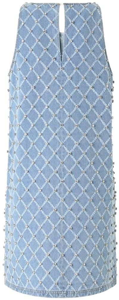 26SS 핑코 미디 원피스 106245A32NPJE BLUE - PINKO