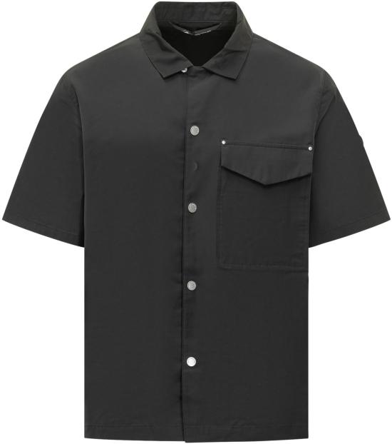 26SS 무스너클 반팔 셔츠 M16MJ102292 BLACK