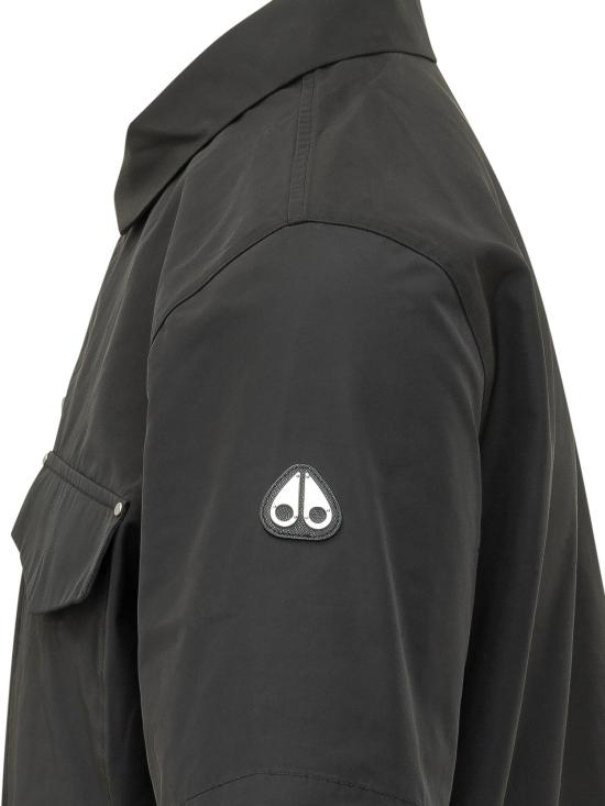 26SS 무스너클 반팔 셔츠 M16MJ102292 BLACK - MOOSE KNUCKLES