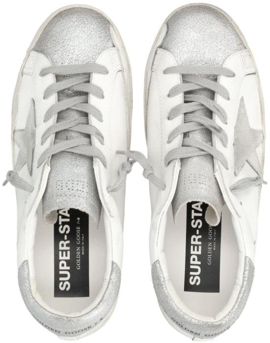 26SS 골든구스 SUPER STAR 슈퍼 스타 클래식 스니커즈 GWF00101F00352311267 SILVER - GOLDEN GOOSE