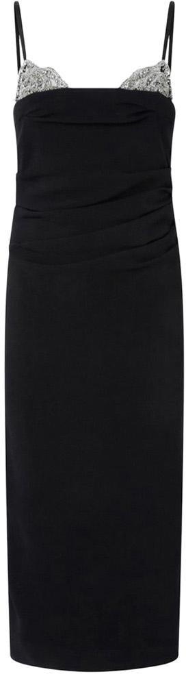 26SS 핑코 미디 원피스 106637A31PZ99 BLACK