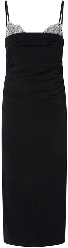 26SS 핑코 미디 원피스 106637A31PZ99 BLACK