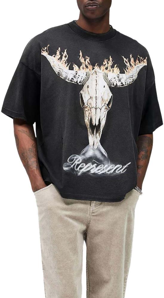26SS 리프레젠트 반팔 티셔츠 MLM100592004 BLACK - REPRESENT