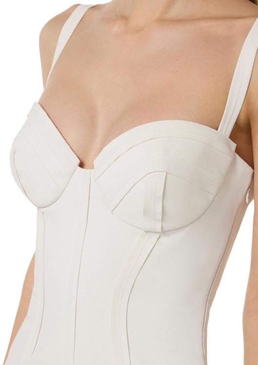 26SS 엘리자베타프랜치 미디 원피스 AB91861E2360 WHITE - ELISABETTA FRANCHI