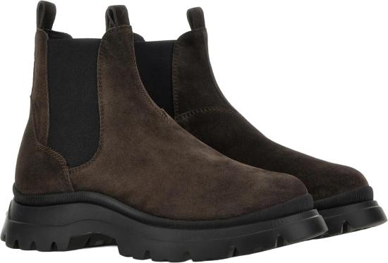 25FW 호간 앱스트랙트 포즈 가디건 HXM6920FT20BYES808 BROWN - HOGAN