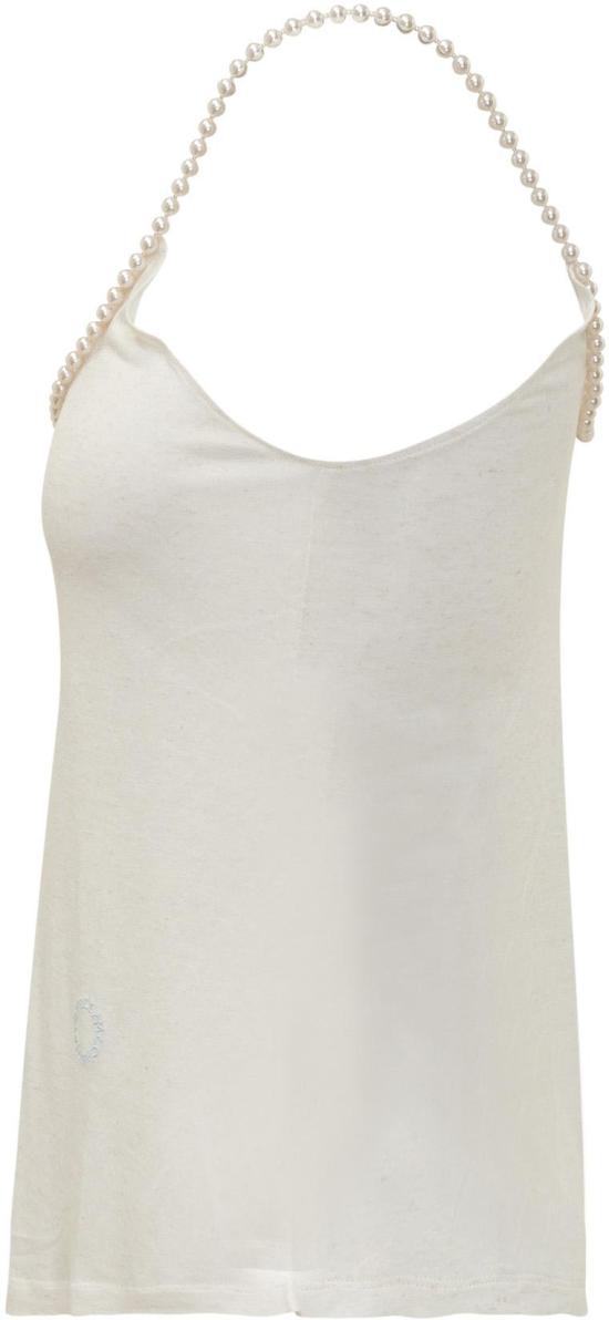 26SS 스텔라 맥카트니 민소매 티셔츠 6J04323SQA299200 WHITE - STELLA MCCARTNEY