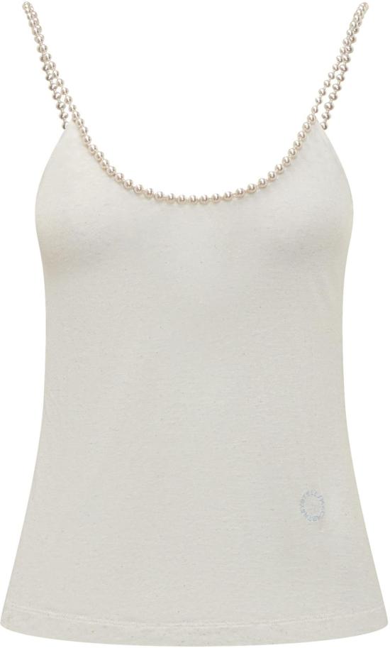26SS 스텔라 맥카트니 민소매 티셔츠 6J04323SQA299200 WHITE
