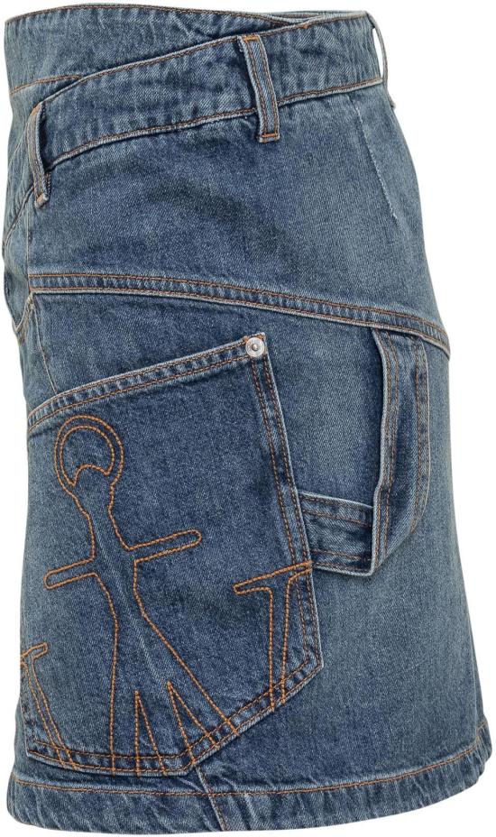  JW앤더슨 데님 스커트 DK0020PG1499804 BLUE - JW ANDERSON