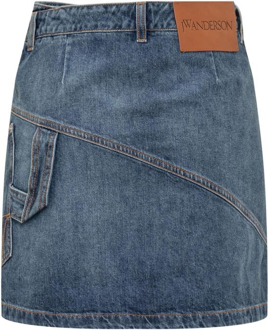  JW앤더슨 데님 스커트 DK0020PG1499804 BLUE - JW ANDERSON