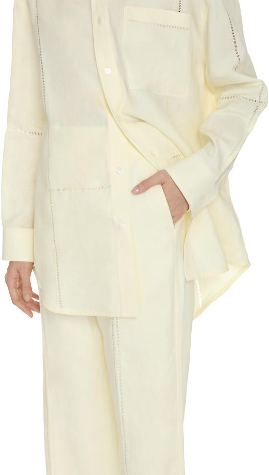  보테가베네타 스트레이트 팬츠 792196 YELLOW - BOTTEGA VENETA