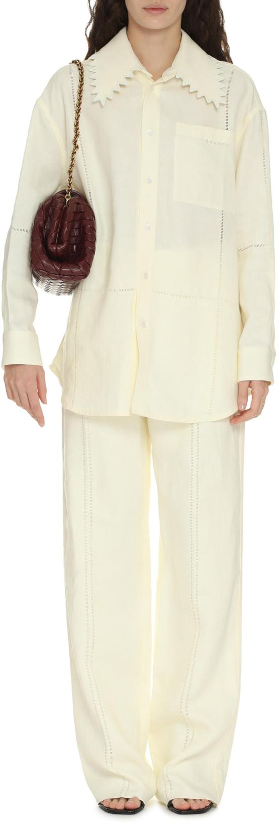  보테가베네타 스트레이트 팬츠 792196 YELLOW - BOTTEGA VENETA