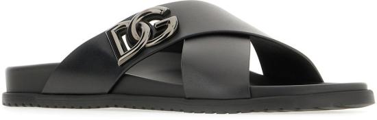 25FW 돌체앤가바나 뮬/슬리퍼 A80525A9Q6780999 BLACK - DOLCE & GABBANA