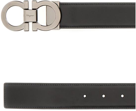 26SS 살바토레 페라가모 가죽 벨트 644557001 BLACK - SALVATORE FERRAGAMO