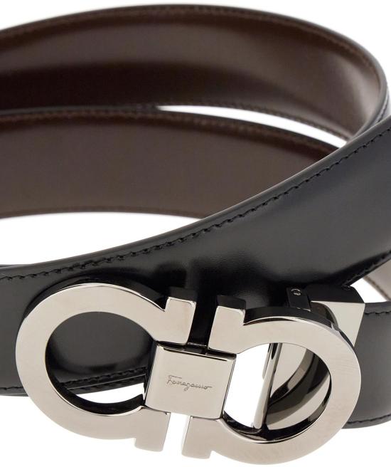 26SS 살바토레 페라가모 가죽 벨트 644557001 BLACK - SALVATORE FERRAGAMO