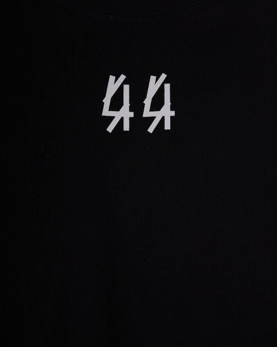 26SS 44레이블 반팔 티셔츠 B0030556FA706P766 BLACK - 44 LABEL