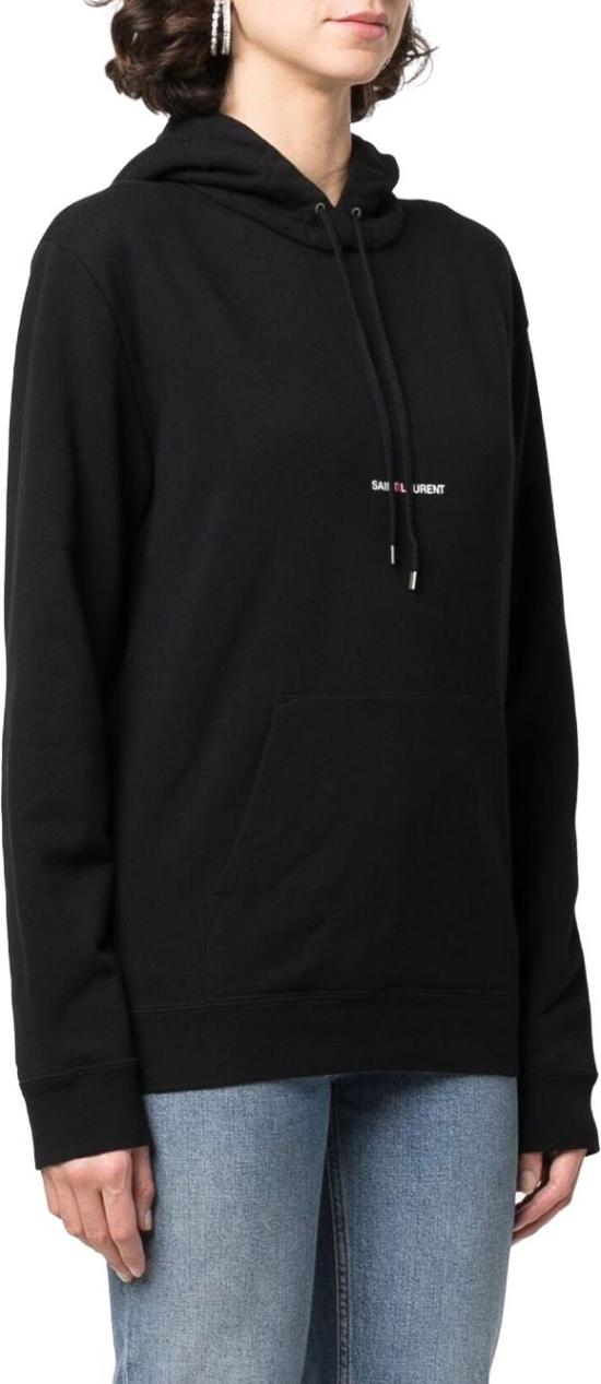  생로랑 리브 고쉬 로고 후드 677256YB2EZ1035 BLACK - SAINT LAURENT