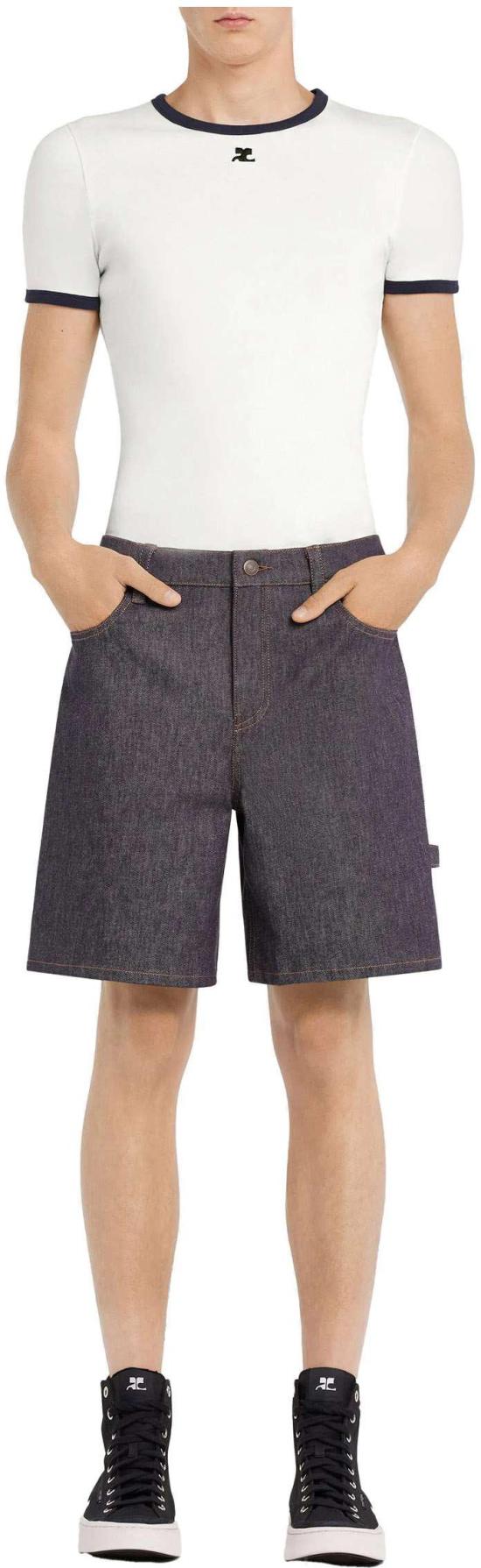 26SS 쿠레쥬 탑 VESJTS020JS0070HERWHTBLK WHITE - COURREGES