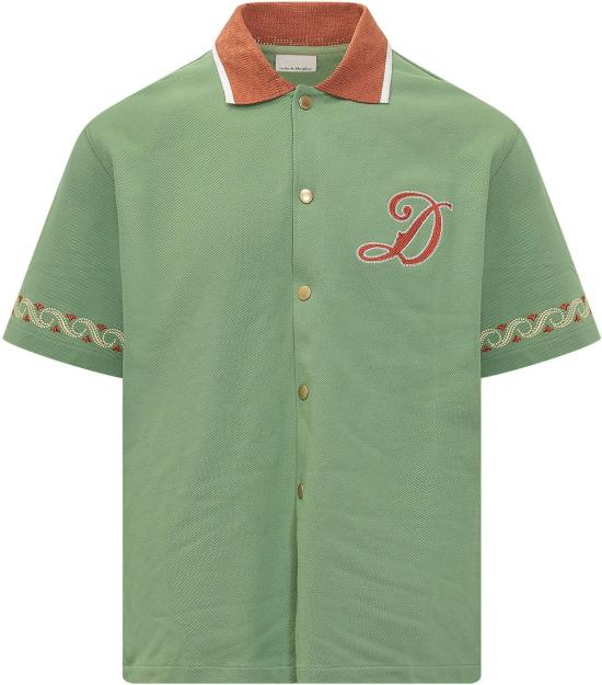 26SS 드롤드무슈 반팔 셔츠 KSH251CO264WG LIME